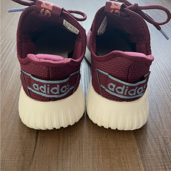 Adidas Kaptir X NWT Women's Sneakers in Burgundy and White - Picture 7 of 9